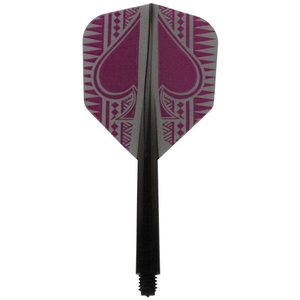 Masquedardos Feathers Condor Flights Spade Ass Purple Short three Uds.