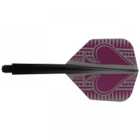 Masquedardos Plumas Condor Flights Spade Ass Purple Short 3 Uds.