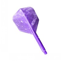 Masquedardos Plumas Condor Flights Morado Marble Shape Corta 21.5mm 3 Uds.