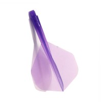 Masquedardos Plumas Condor Flights Morado Standard Mediana 27.5mm 3 Uds.