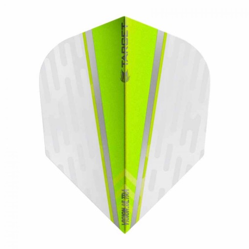 Masquedardos Plumas Target Darts Vision Ultra White Wing Green No6  331600