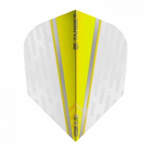 Masquedardos Feathers Target Darts It's called Vision Ultra White Wing Yellow No6 331620