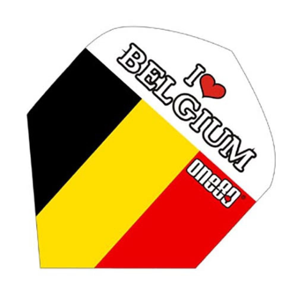 Masquedardos Feather One80 National Flag Flight Belgium 8233