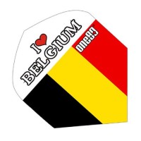 Masquedardos Feather One80 National Flag Flight Belgium 8233