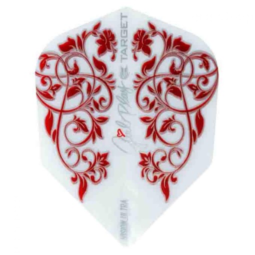 Masquedardos Plumas Target Darts Vision Ultra Girl Play Shape No6 Blanca  331330