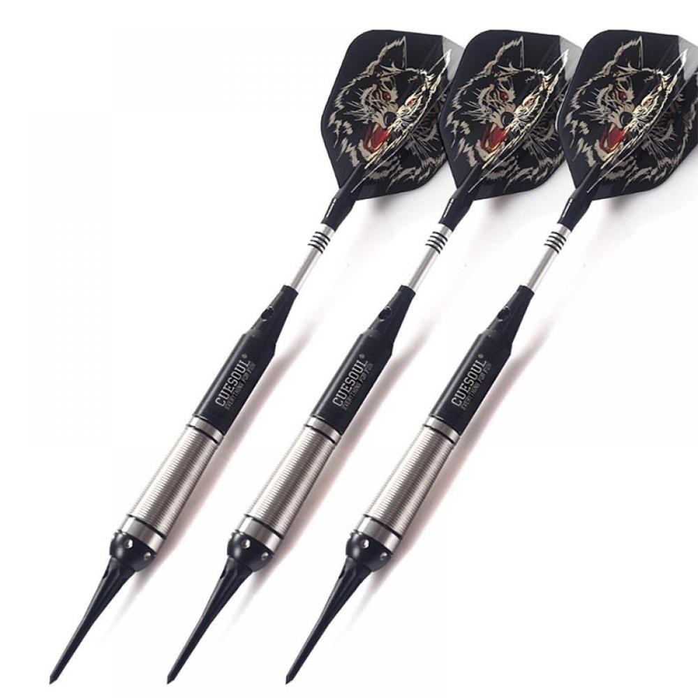 Masquedardos Dart Cuesoul Dart Sky Wolf Schwarz Silber 18g Messing Fbt2 F2201