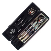 Masquedardos Darts Cuesoul Darts Sky Wolf fekete ezüst 18g sárgaréz Fbt2 F2201