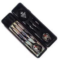 Masquedardos Darts Cuesoul Darts Sky Wolf fekete ezüst 18g sárgaréz Fbt2 F2201