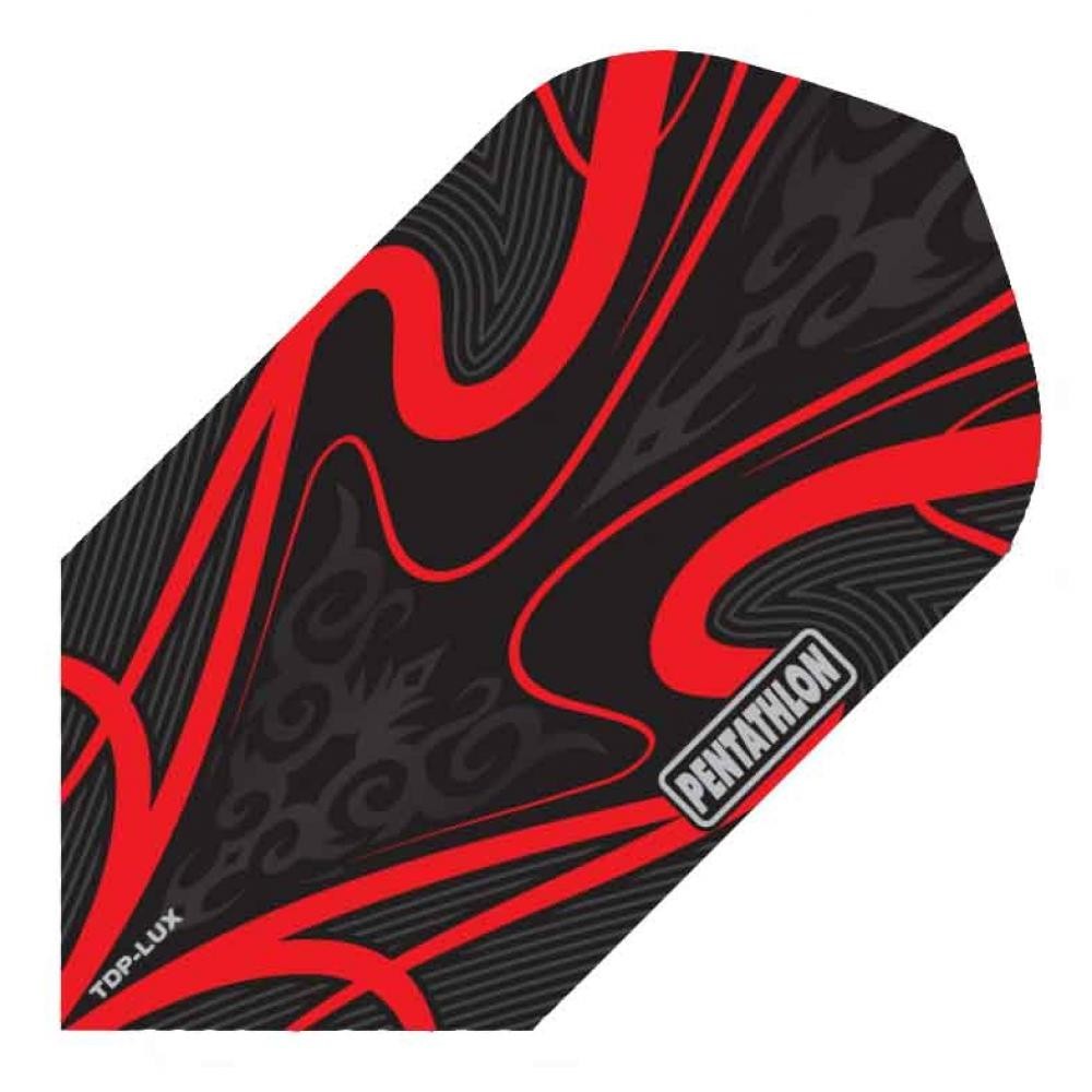 Masquedardos Pentathlon Flights Tdp Lux Slim Schwarz Rot Tdp Lux Black Slim Pnt 4101