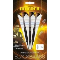 Masquedardos Дарове Unicorn Darts Световният шампион Black Brass 18g 23662