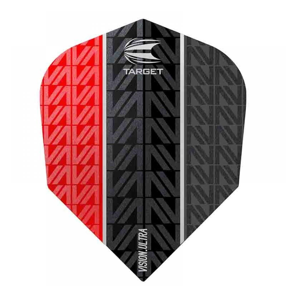 Masquedardos Plumă Target Darts Călători Vision Ultra Red Vapor 8 Black No6 332470