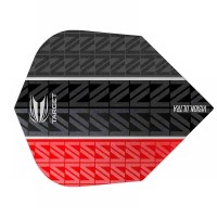 Masquedardos Plumă Target Darts Călători Vision Ultra Red Vapor 8 Black No6 332470