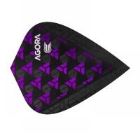 Masquedardos Plumas Target Darts Agora Ultra Ghost + Purple Kite 332700