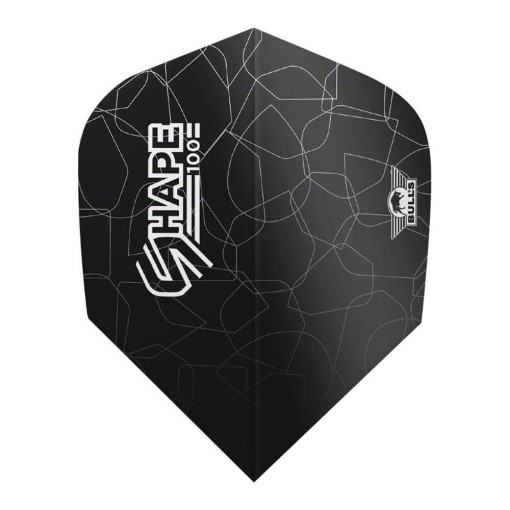 Masquedardos Plumă Bulls Darts Formă 100 Black Formă Bu-50935