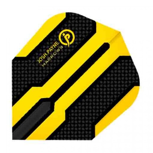 Masquedardos Feathers Harrows Darts Flights Prime Yellow Josh Payne 7504