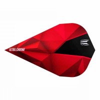 Masquedardos Plumas Target Darts Shark Ultra Chrome Vapor Vermelho Badged 333160