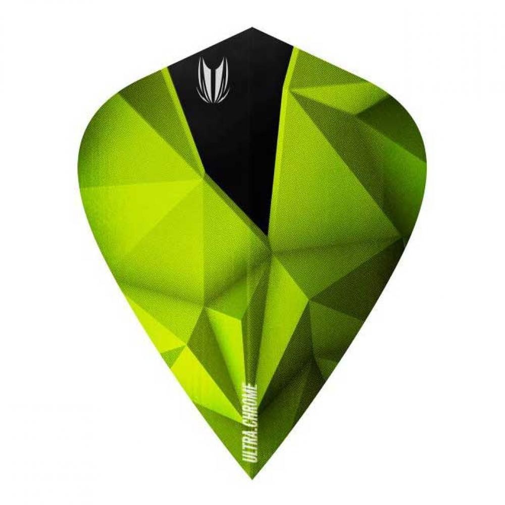 Masquedardos Peří Target Darts Shard Ultra Chrome Green Kite Let 333110