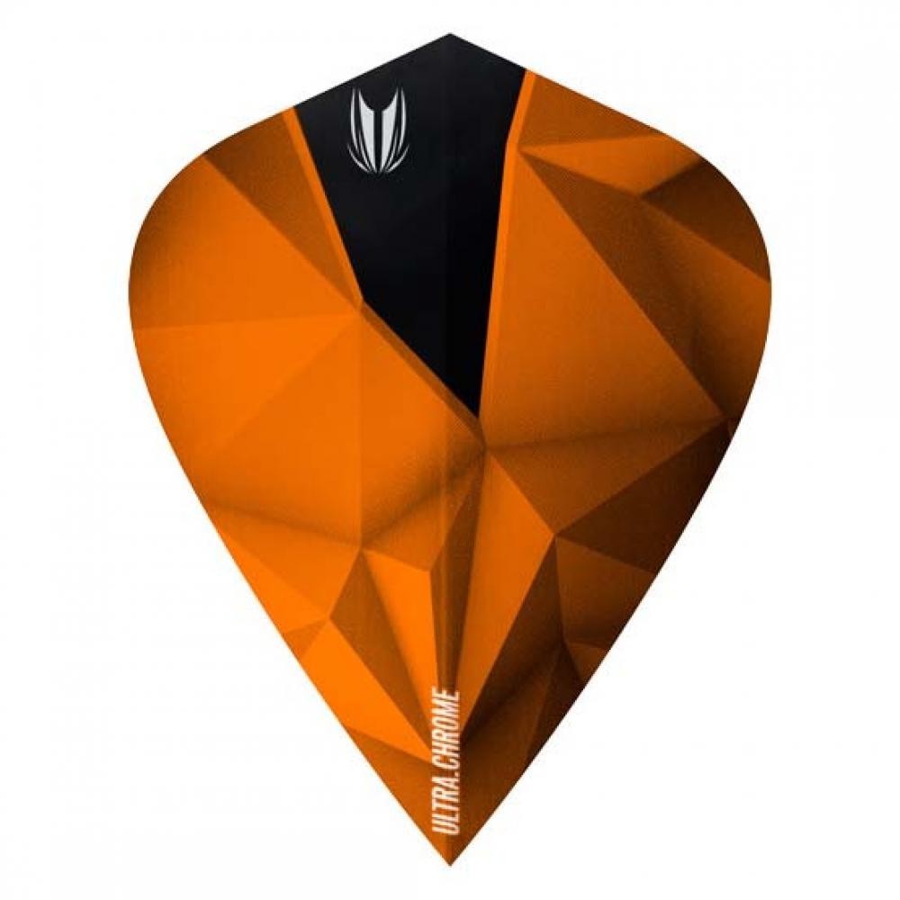 Masquedardos Plumas Target Darts Shard Ultra Chrome Orange Kite Flights  333070