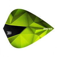 Masquedardos Piume Target Darts Shard Ultra Chrome Green Kite Volo 333110