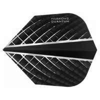 Masquedardos Feathers Harrows Darts Flights by Quantum Black Standard 6806