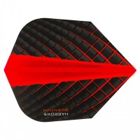 Masquedardos Feathers Harrows Darts Flights from Quantum Red Standard 6804