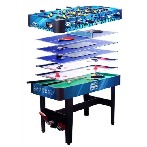 Masquedardos Multigame Biliard, fotbal de masa, ping pong, etc. 7 In 1 Pl0278