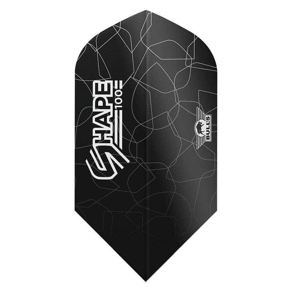 Masquedardos Suojat Bulls Darts Shape 100 Black Slim Bu-50931