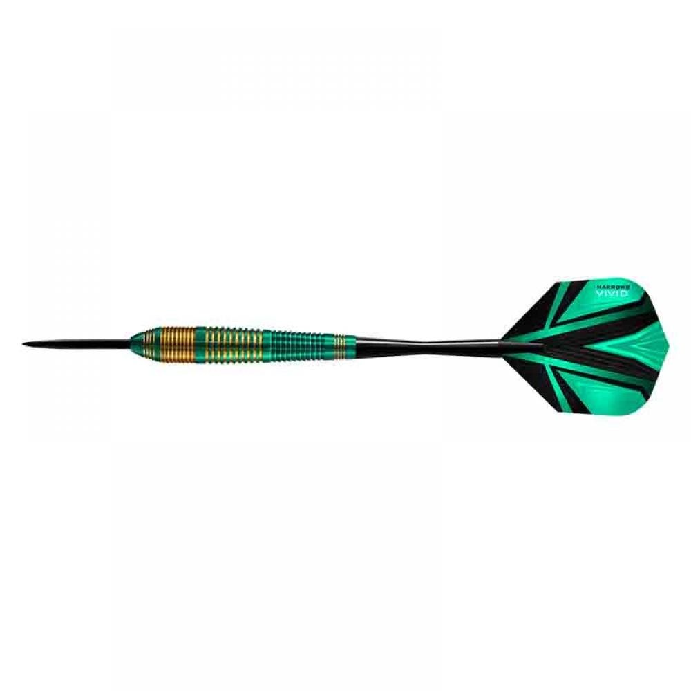 Masquedardos Dardos Harrows Darts Vivid Brass Green 22gr