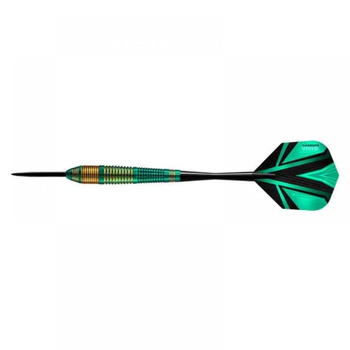 Masquedardos Dardo Harrows Darts Vivid Brass verde 22gr