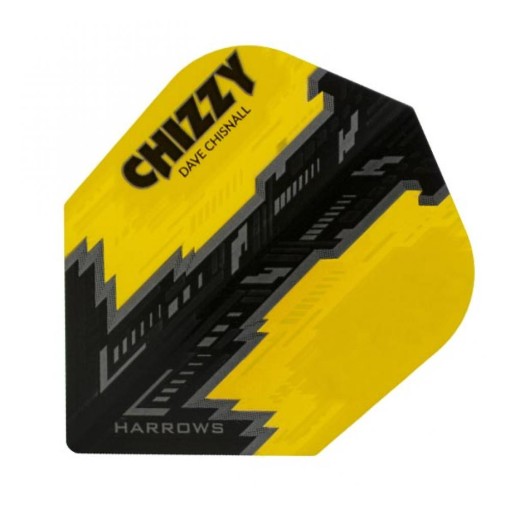 Masquedardos Feathers Harrows Darts Flights Prime Chizzy Yellow Black 7531