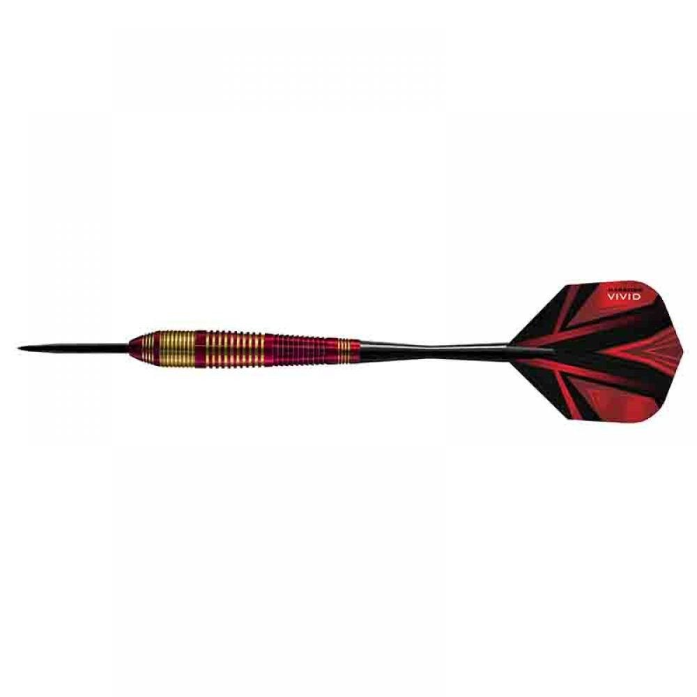 Masquedardos Dary Harrows Darts Vivid Brass Red 22gr