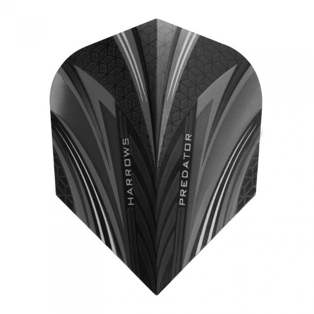 Masquedardos Feathers Harrows Darts Flights Prime  Predator Black 7520