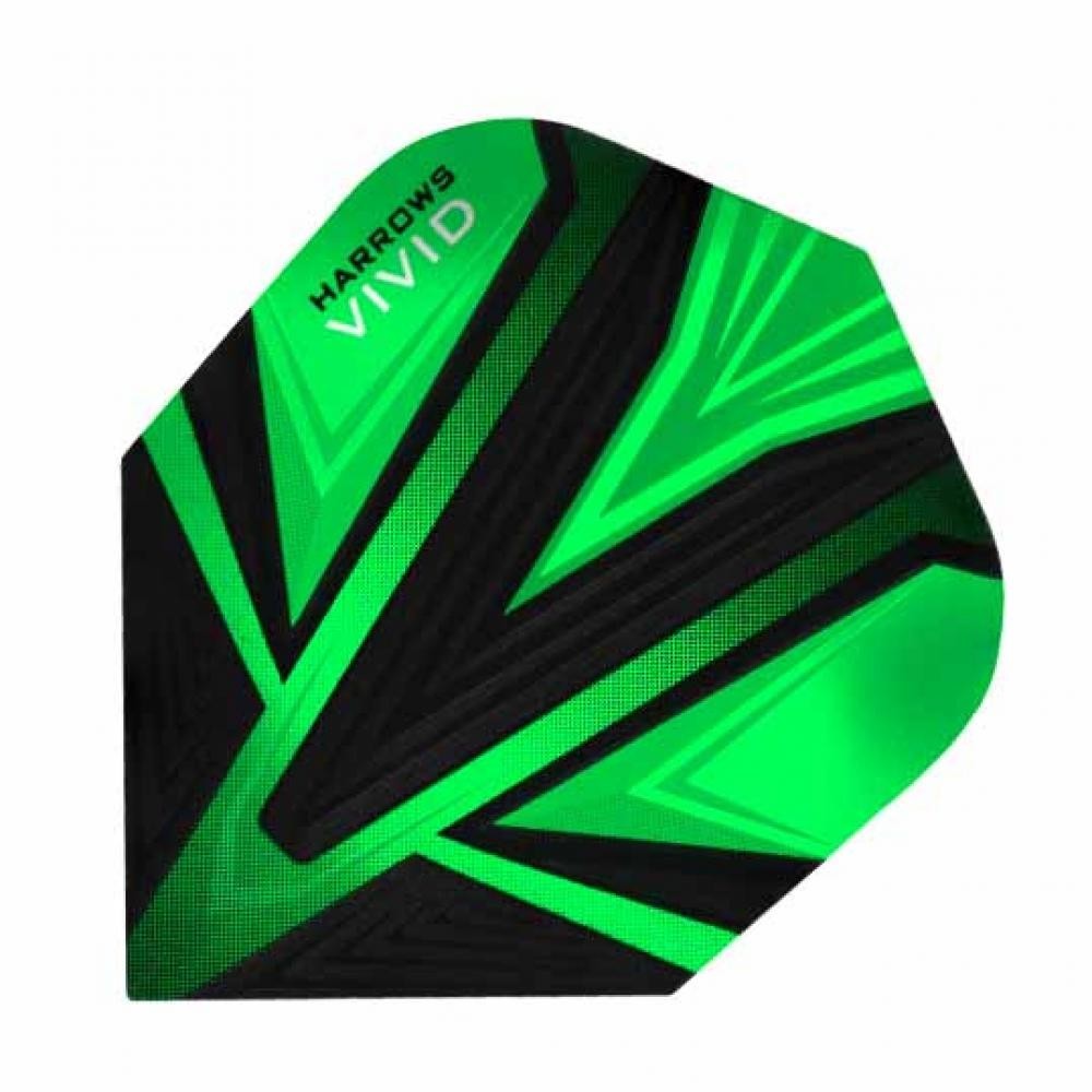 Masquedardos Plume Harrows Darts Aéroports Vivid Green 8000