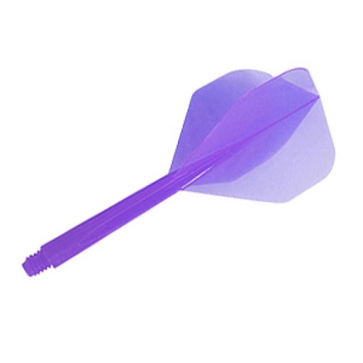 Masquedardos Plumas Condor Flights Morado Shape Media. 33.5mm 3 Uds.