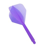 Masquedardos Plumas Condor Flights Morado Shape Media. 33.5mm 3 Uds.