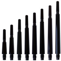 Masquedardos Fit Shaft Gear Normal Spining Black Rods (Swiveling) Size 8