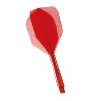 Masquedardos Condor Flights Shape Glitter Red S Penas 3 Unidades.