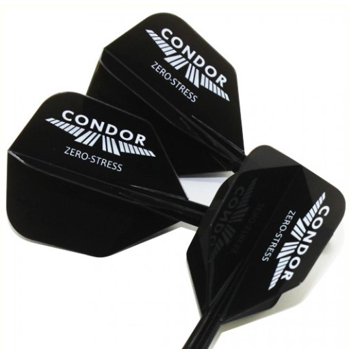 Masquedardos Feathers Condor Flights Shape Black Logo White S 21.5mm