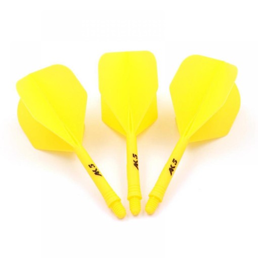 Masquedardos Plumas Cuesoul Flights Ak5 Shape L Amarilla  Csak-57ys-l