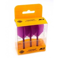 Masquedardos Cuesoul Flights Ak5 Shape M Purple Csak-54ys Feathers