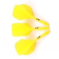 Masquedardos Feathers Cuesoul Flights Ak5 Shape L Yellow Csak-57ys-l