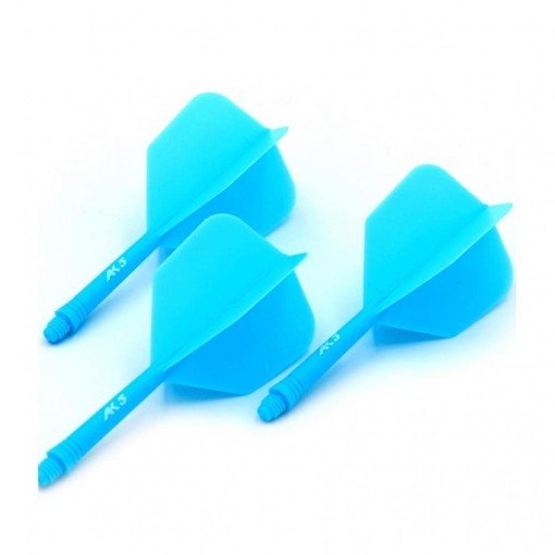 Masquedardos Plumas Cuesoul Flights Ak5 Shape L Azul  Csak-55ys-l