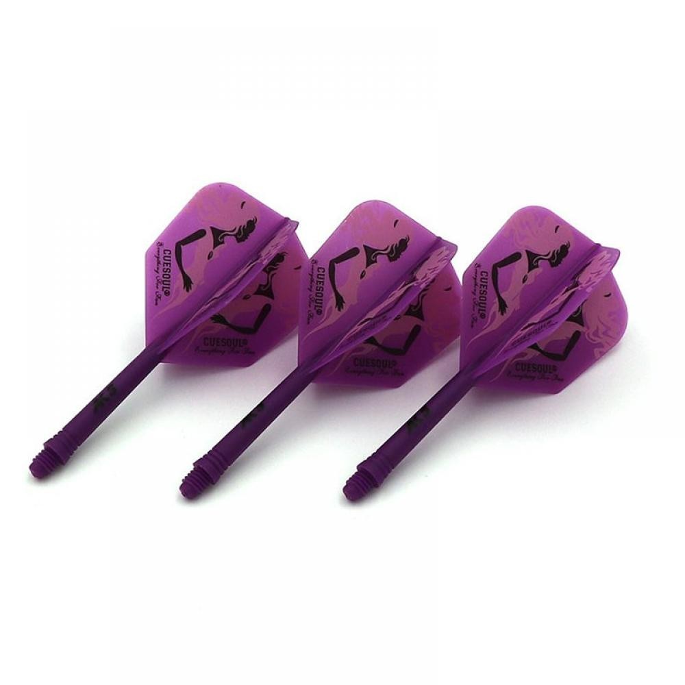 Masquedardos Cuesoul Flights Ak5 Shape M Purple Woman Csak-5mn5 Feathers