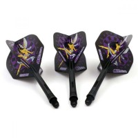 Masquedardos Cuesoul Flights Ak5 Standard M Dartboard Fairi Purple Cs-jmak51xbfn