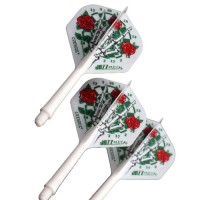 Masquedardos Cuesoul Flights Ak5 Standard M Dartboard Skull Hand White Cs-jmak58xsmg