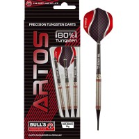 Masquedardos Dardos Bulls Darts De Artos Red 80% 18g  17688