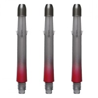 Masquedardos L-style L-shaft locked straight 2 tone red 190 32mm Lsh2tone-bk-red 190