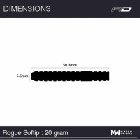 Masquedardos Dardă Red Dragon Rogue 90% 22g Rdd2023