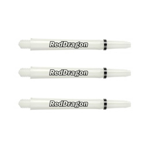 Masquedardos Cane Red Dragon Shaft white medium 48mm (1 set 12 rods) C170