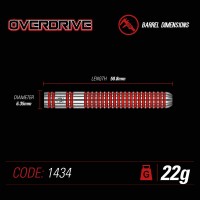 Masquedardos Дартс Winmau Overdrive 22g 90% 1434.22